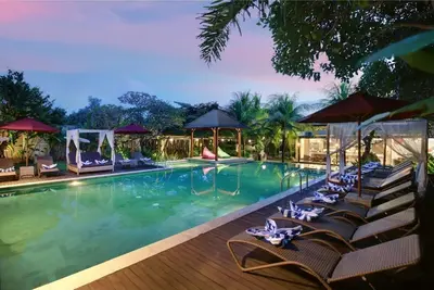 Image de Villa de luxe confortable à une chambre à Jimbaran avec piscine privée