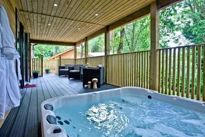 Image de Un pavillon qui peut accueillir 2 personnes dans 1 chambre