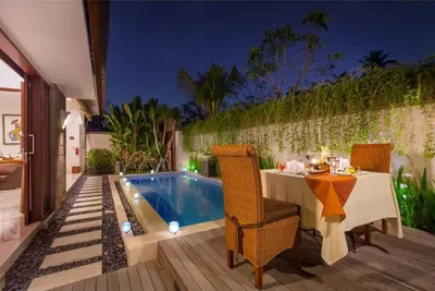 Image de Villa de luxe 1 chambre confortable et spacieuse à Jimbaran avec piscine privée