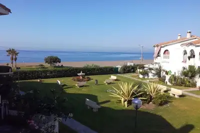 Bungalow, 1ère ligne de la plage,