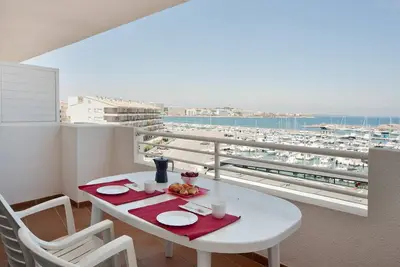 Image de Vue mer et wifi, port de la Clota-Hutg-026593