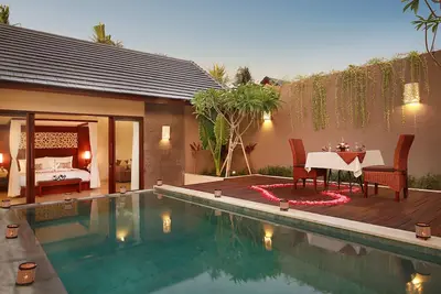 Image de Suite Villa d'une chambre avec piscine privée à seulement 5 minutes en voiture de la plage