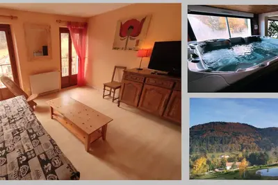 Image de Gîte Céline avec Spa Bain à Remous Sauna Pêche