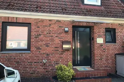 Image de Maison moderne entièrement équipée, chiens bienvenus, jardin de dunes