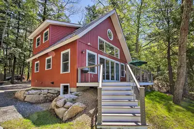Image de Nouveau! Accueil Lakefront Meredith avec plage privée!