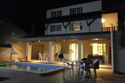 Image de Mer maison avec piscine, en copropriété privée