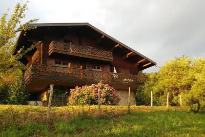 Image de Chalet avec vue sur le Lac Léman