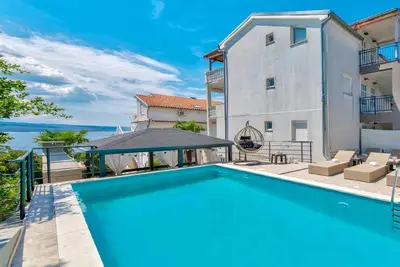 Image de Appartement de vacances Dramalj pour 2 - 4 personnes avec 1 chambre à coucher - Appartement de vacan