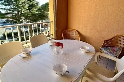 Image de Studio mezzanine avec piscine, proche plage et commerces - Argelès-sur-Mer
