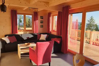 Image de Luxueuse maison de vacances avec sauna, directement sur la piste de ski