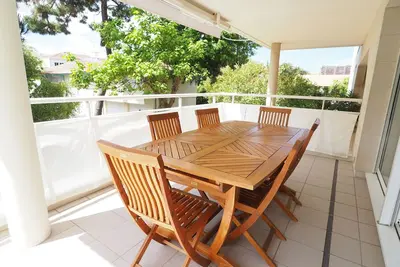 Image de Appartement Moderne 6 Pers, Centre d'Arcachon, Parking Sécu, Ascenseur, Ménage Inclus