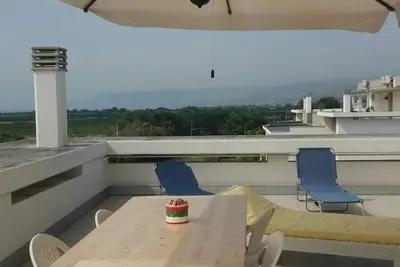 Image de Nova Siri marina: Penthouse with sea view, large terrace, Wi-Fi. Boat trips and fishing