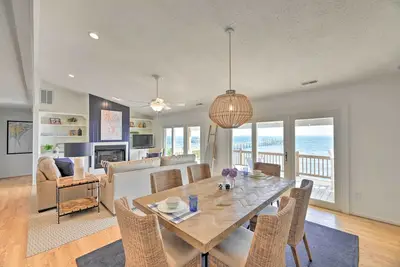 Image de Nouveau! Harkers Island Accueil w / Waterfront Sunset View!