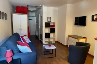 Image de 50m du centre station, 5ème étage, balcon, 29m², Brides Les Bains