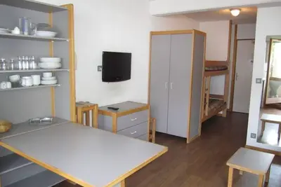 Image de 50m du centre station, 3ème étage, balcon, 25m², Brides Les Bains