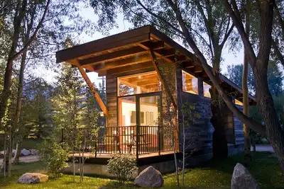 Image de Jackson Hole Ski Cabin ~ Moderne / Rustique ~ Vue sur Teton
