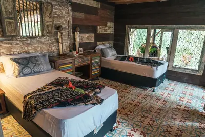 Image de Pavillon en duplex avec pavillon en bois à Jatiluwih, site de l'Unesco