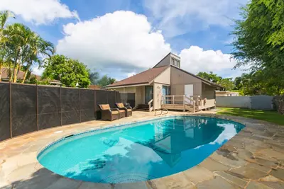 Image de Cottage Kahala avec piscine privée d'eau salée