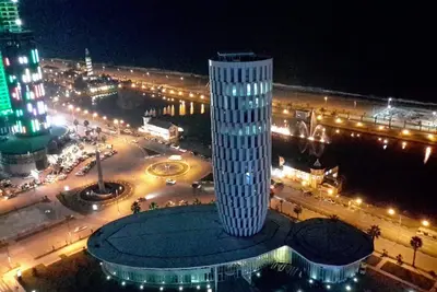 Studio confortable avec vue sur la mer à Batoumi