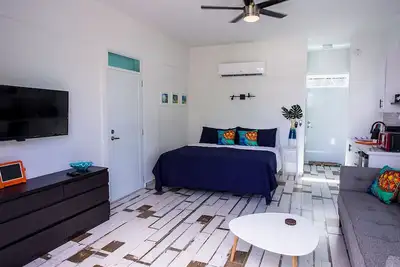 ★ loft tortue heureux | Studio écologique à quelques pas de la plage | Grand balcon ★