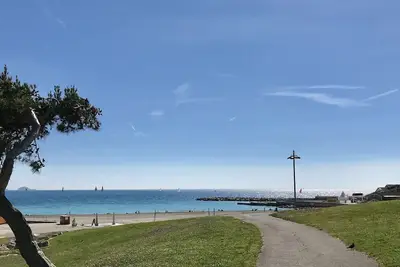 Image de Maison Roucas, grand jardin Face à la plage