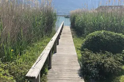 Image de Pieds Dans L’Eau, Sevrier, Maison, Accès privé lac et ponton. Idyllique, 6Pers