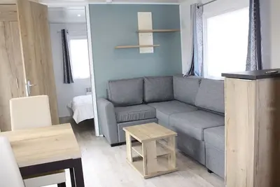 Image de « La Quiberonnaise » - Mobilhome 47 Vue Mer 6p Camping Le Conguel 4*