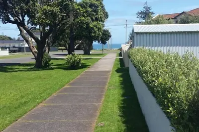 Image de Vintage avec des touches modernes au bord de la mer