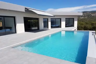 Image de Porticcio Très belle Villa Vue Mer, Piscine Privée Chauffée, 800m Agosta plage