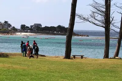 Image de Maison de charme & pte dép. 6-8+ pers, 400 m de la baie de Port-Blanc et plages