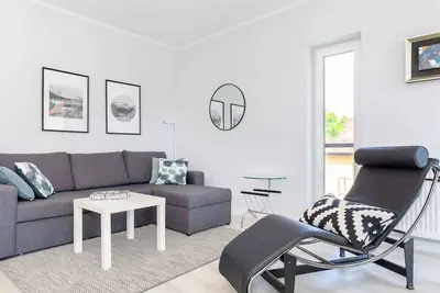 Nowa Flotylla 9 | White and Grey Apartment | View