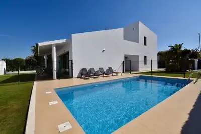 Villa  avec piscine privée à Conil de la Frontera, Costa de la Luz, Espagne pour 8 personnes
