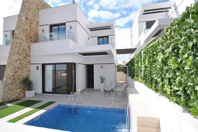 Image de Orihuela costa villa neuve ultramoderne 2 ch, 2sdb, piscine privée, climatisée