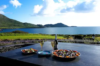 Image de Pavillon luxueux, plage, Waterville : 4 chambres attenantes, emplacement - Sauna