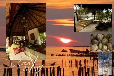 Image de La Casa del Xix / avec palapa spectaculaire et piscine maya