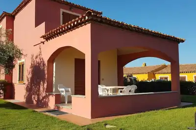 Image de Plage De Sable Blanc 300 mt - Villa x Familles Avec Veranda Et Jardin