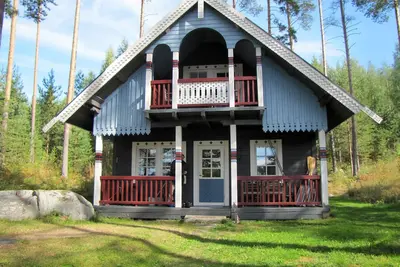 Image de Spacieux chalet sur une île dans le lac Puruvesi.