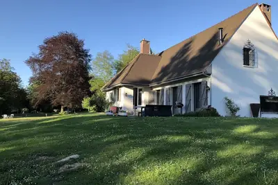 Image de Maison de famille 15 pers. dans un domaine privé de 10 hectares, À 1h de Paris