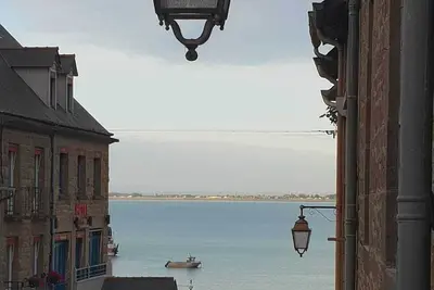 Image de Apt T3 avec garage, rue du port, Cancale, 50 m mer et port de la Houle