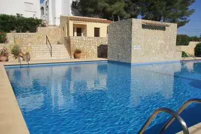 Image de Bel appartement avec vue sur la mer, et belle piscine commune