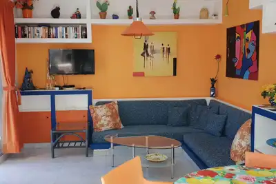 Appartement \"Orange\" situé au calme sur la plage et les dunes, avec accès à la mer