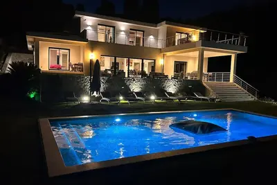 Image de Villa climatisée sur les hauteurs, piscine, vue mer et village St Paul de Vence