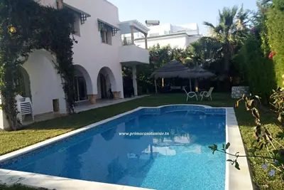 Image de Belle & Grande Maison à Yasmine Hammamet : 3 suites parentales, jardin & piscine