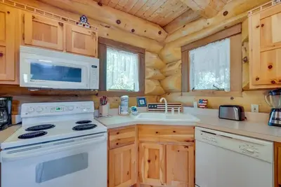 Amérique - Belle cabine avec vue sur la montagne