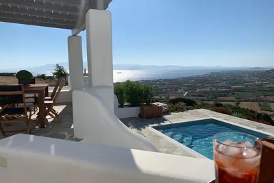 Image de Villa Lithari avec vue magnifique (Plaka / Orkos)