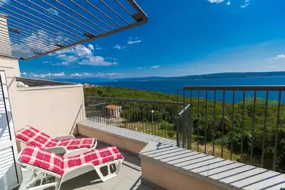 Image de Appartement de vacances Dramalj pour 2 - 4 personnes avec 2 chambres à coucher - Appartement de vaca