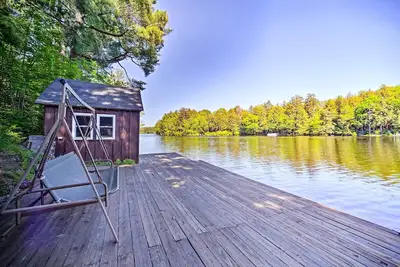 Image de Nouveau! Lakefront Adirondacks Cabin w / Dock & Fire Pit