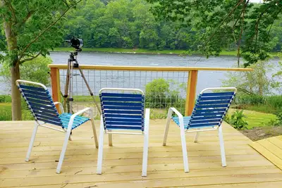 Image de Tiny House sur Spectacular Riverfront Property - Accès privé à la rivière Delaware