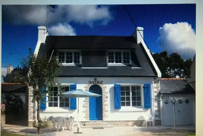 Image de Sainte-Marine, proche port et plage, jardin clos.
