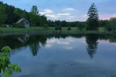 Image de Mountain Country House / Cabin sur 70 hectares avec 5 étangs